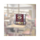 Azar Displays 8.5" x 5.5" Acrylic Sign Holder with Suction Cups, Clear, 2 Pack (106626)-For best results, apply to a clean, non-porous surface