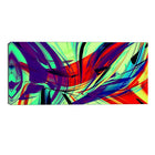 Designart Vinatge Lime Green Abstract Art Modern Canvas Art Print, (PT3074-32-16)-Print