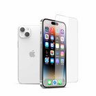 22 Cases Tempered Glass Screen Protector  for iPhone 15-0.3 mm thickness