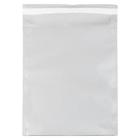 JAM Paper Foil Envelopes with Self Adhesive Closure, 9 x 12, Open End, Silver, 100 Pack (01323293B)-Silver