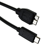 BlueDiamond USB 3.1 C Male to Micro B Male Cable, 3 ft (80120)-New reversible Type C connector plugs in the first time, every time!
