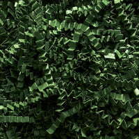 Wamaco Crinkle Paper - Hunter Green - 4 lb. Box-Crinkle paper is great to use in gift boxes and baskets with unique zig-zag strips add color and texture to packaging.