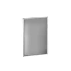 Azar Displays 18" x 24" Vertical/Horizontal Large Format Snap Frame, Silver (300218-SLV)-Sign holder