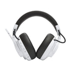JBL Quantum 910P Wireless Over-Ear Console Gaming Headset for Playstation - White/Blue-Game all day and night with up to 39 hours of battery life