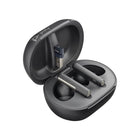 HP Poly Voyager Free 60+ UC M Earbuds with Touchscreen Charge Case and USB-C Adapter - Carbon Black-View your status, charge your earbuds, and control your meetings, calls, and music with the touchscreen charge case