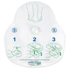 Crownhill CPR Face Shield with One-Way Filtered Valve-Single-use physical protection barrier Helps reduce the risk of cross contamination and transference of viruses and bacteria between the victim and rescuer in situations where mouth-to-mouth assistance is required