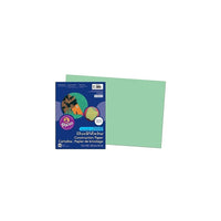 Pacon  Construction Paper - 12" x 18" - Light Green - 50 Sheets (8107)-Light Green