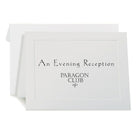 St. James Note Cards w/ Envelopes - 4-1/4 x 5-1/2” - White - Laser/Inkjet Printable - Traditional Emboss - 40 Pack-Premium 47 lb bond paper, simple yet elegant