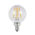 Northern Stars 84491 LED G16 4W Coolwhite, 4000K Filament, 2 Pack-LED G16 Light Bulbs Filament, clear