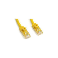 StarTech N6PATCH3YL 3' Cat 6 Snagless Patch Cable, Yellow-RJ-45 Male connector on both sides for dependable network connectivity