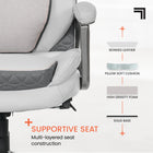 Sharper Image S-600 Active Lumbar Massage Chair - 27-3/4“ W x 30" D x 45-1/4" -48-1/4" H - White-Weight: 60.19 lb