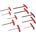 Gray Tools 10 Piece SAE, T-handle Hex Key Set, 3/32"-3/8"-Contains Sizes: 3/32", 7/64", 1/8", 9/64", 5/32", 3/16", 7/32", 1/4", 5/16", 3/8".