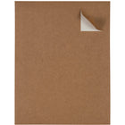 JAM Paper Square Address Labels - 2" x 2" - Brown Kraft - 120 Pack -Brown Kraft Square Labels, Make your mail stand out with colourful shipping address labels
