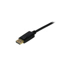 StarTech 10 ft DisplayPort to VGA Adapter Converter Cable, DP to VGA 1920x1200, Black-Connect a DisplayPort source directly to a VGA display or projector, with no additonal adapters or cables