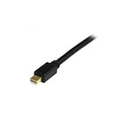 StarTech 10 ft Mini DisplayPort to DVI Adapter Converter Cable, Mini DP to DVI 1920x1200, Black-Supports resolutions up to 1920x1200 (WUXGA) and HDTV resolutions up to 1080p