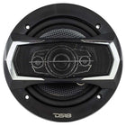 DS18 Select Series 6.5" 4-Way Coaxial Auto Speakers, Pair, 200 Watts-The Injection cone woofer has superb sound quality