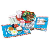Learning Resources Serve It Up! Play Restaurant - Multicolor-Re-create the restaurant experience at home with this imaginative role playing collection
