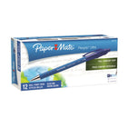 Paper Mate Flexgrip Ultra Recycled Ballpoint Pens - Retractable - 0.8mm - Blue - 12 Pack-Made from 55% recycled materials