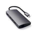 Satechi Type-C V2 w/ Ethernet Multi-Port Adapter 4K - Space Grey-USB-C adapters
