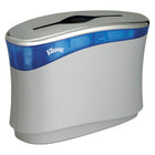 Kleenex Reveal Countertop Folded Towel Dispenser - 13.3" x 9.0" x 5.2" - Soft Grey-Includes 1 Kleenex Reveal Countertop Folded Towel Dispenser