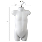 Eddie's Child Hanging Forms - Hard Plastic - White - 3 Pack (155746-3)-White