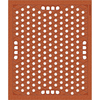 Wearwell Grade "A" No. 482, 30" x 36"-Specially formulated anti-bacterial nitrile rubber composite designed to withstand solutions used in a wide variety of food processing environments