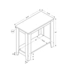 Monarch Specialties 3115 Accent Table - Dark Taupe-Full assembly required