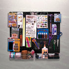 Azar Displays Pegboard Organizer Kit, Black (900945-BLK)-Durable plastic