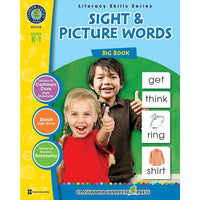 eBook: Sight & Picture Words Big Book (PDF version - 1-User Download) - ISBN 978-1-55319-407-1 - Grade K - 1-You will receive two emails: one confirming your entire order, and one with a "Download Software" buttonYou can download immediately or return to your email to download later
