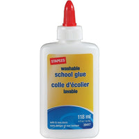 Staples School Glue - 118mL-Washable
