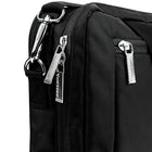 Vangoddy 12" Laptop Backpack/ Messenger Bag - Black-Dual zipper pulls for easy opening