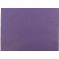 JAM Paper Booklet Envelopes - 9" x 12" - Dark Purple - 500 Pack -Colour: Dark Purple