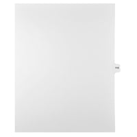 Mark Maker Legal Tabs - Letter Size - White - 1/15th cut - 25 tabs per package - 5 packages Pack - Number 113-White Single Tabs