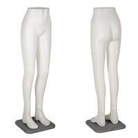 Eddie's Hang-Up Display Ltd. Endurable Female Pant Form, Recyclable material, White (150372)-Endurable female pant form