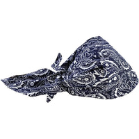 Ergodyne Chill-Its 6710Ct Cooling Triangle Hats, Blue - 3 Pack-Head Protection Type - Hats