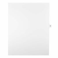 Mark Maker Legal Exhibit Index Tab White Single Tabs, 1/15th Cut, Letter Size, No Holes, Number 22, 25 Pack-White Single Tabs, 1/15th Cut