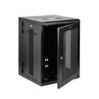 StarTech 15U Wall-Mount Server Rack Cabinet, 20" Deep, Hinged (RK1520WALHM)-Easily install your equipment with adjustable mounting rails