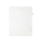 Mark Maker Legal Exhibit Index Tab White Single Tabs, 1/15th Cut, Letter Size, No Holes, Letter S, 25 Pack-White Single Tabs, 1/15th Cut