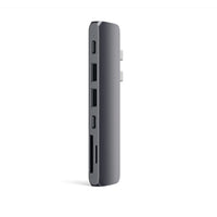 Satechi Type-C Pro Hub with 4K HDMI - Space Grey-Space Grey, Aluminum,  7-Port