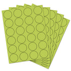 JAM Paper Circle Round Label Sticker Seals - 1-2/3" Diameter - Ultra Lime Green - 120 Pack -Size: Medium, 1 2/3 Inch Diameter, Perfect size for sealing envelopes and labeling anything to keep you organized
