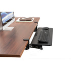 Intekview Clamp-On Keyboard Tray-Built with Steel, Plastic and Patricle Board.