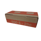 NSSCAN Die-Cut Coin Box - Quarter - 50 Pack-Designed to fit exactly the specified number of wrapped coin rolls