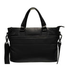 Karla Hanson 28032 Professional Unisex Prestige Leather Briefcase, Black-Black. Genuine leather