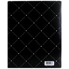 Hilroy West Village Pocket & Prong Portfolio - 11-5/8" H x 9-5/16" W - Black/White-Can hold up to 85 sheets