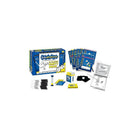 Telestrations The Party Pack, 12 Player-Includes
12 Erasable Color Coiled Sketch Books
12 Dry-Erase Markers
Over 2,000 words/phrases! (192 “This Side” & “That Side” Cards)
60 Second Sand Timer
12 Clean-up Cloths
1 Die
Full Color Instructions