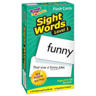 TREND enterprises Inc. Sight Words - Level 1 Skill Drill Flash Cards - 96 Pack-Set of tagboard flash cards for classroom, care facility, or home use for teaching basic English vocabulary words