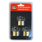 Kubota 3-Piece Mini Padlock, 6 Pack (12145)-Two keys for each padlock included
