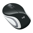 Logitech M187 Mini Wireless Optical Mouse - Black-You just plug in the nano receiver and start using your mouse. Plus, it's small enough to stay in your USB port-and stores in the mouse if you do need to remove it-so there's no need to worry about losing it. So you'll enjoy the freedom of wireless with more precision and control than your laptop's touchpad.