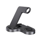 Powerology 3-in-1 Charging Stand 15W Qi Certified - Charcoal-Qi certified
