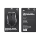 Staples Wireless Ergo 2.4GHZ Mouse - Charcoal-Sleek matte finish